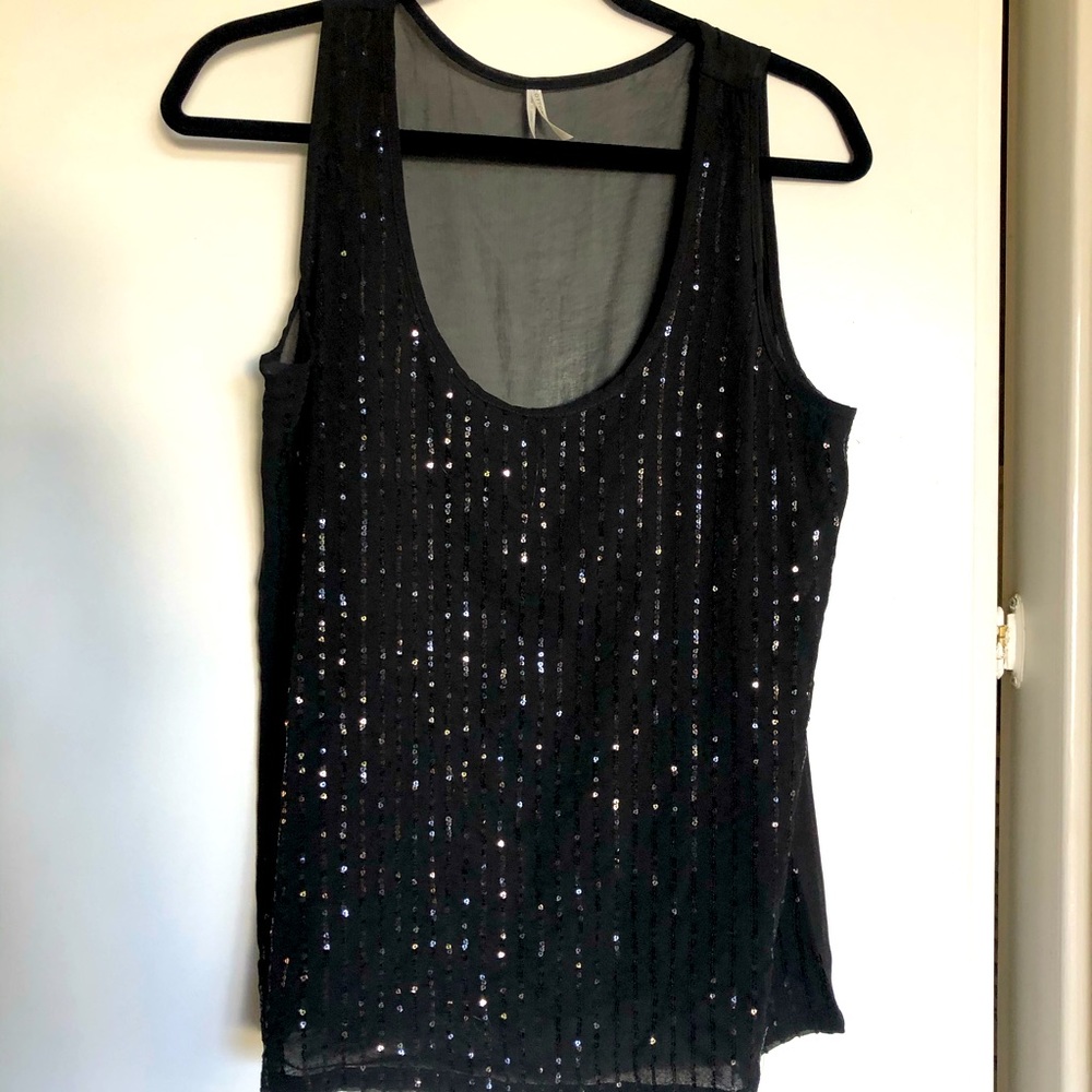 Pretty sparkly sequined tank top